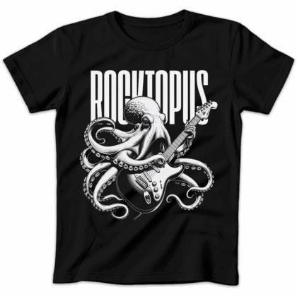 Koszulka damska Rocktopus czarna