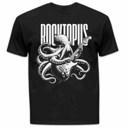 Koszulka męska Rocktopus czarna