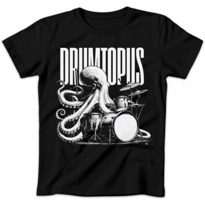 Koszulka damska Drumtopus czarna