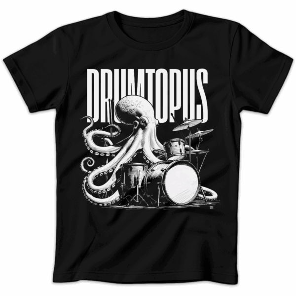 Koszulka damska Drumtopus czarna
