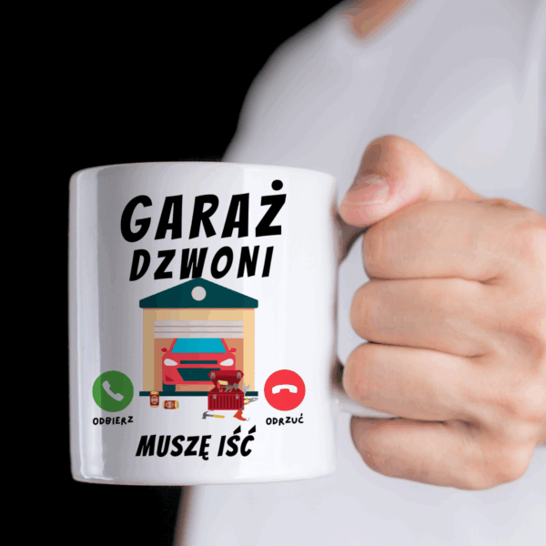 Kubek Garaż dzwoni muszę iść - obrazek 5