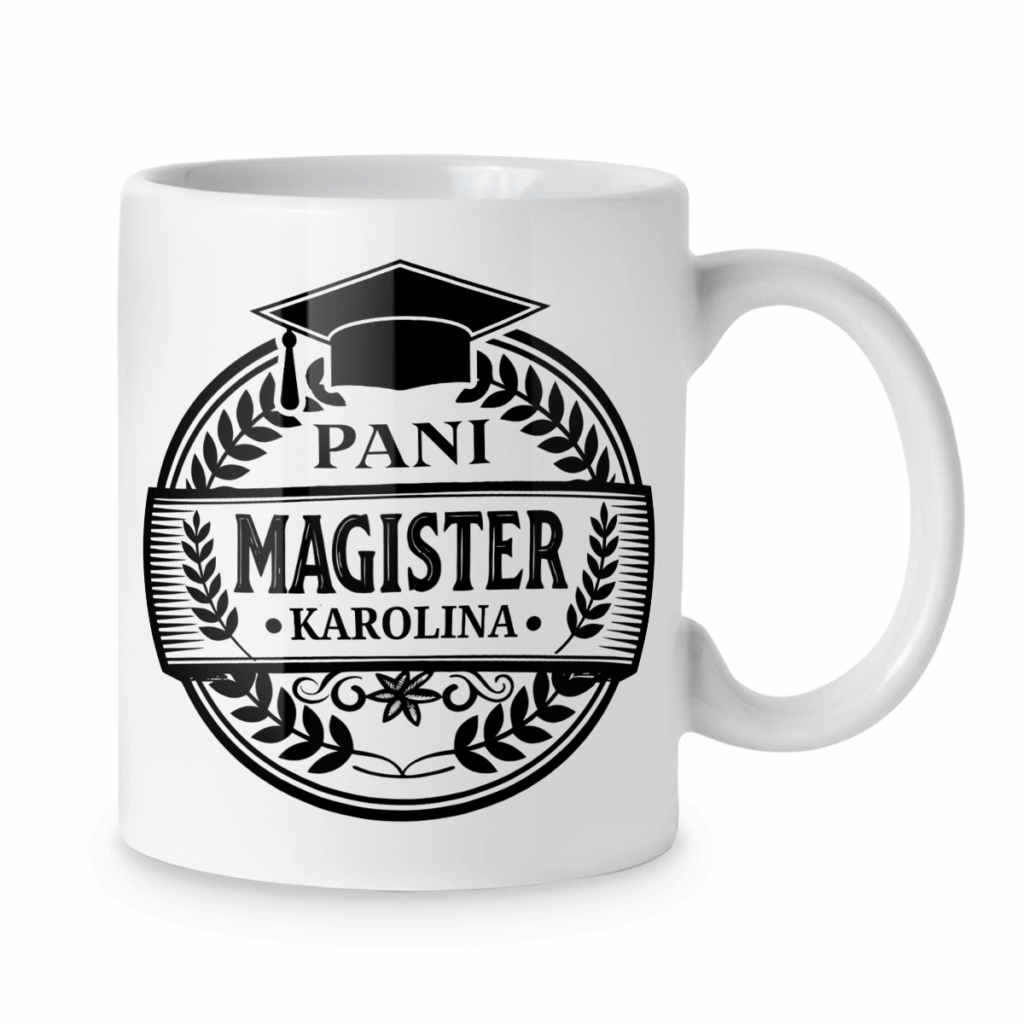 Kubek Pani magister + imię