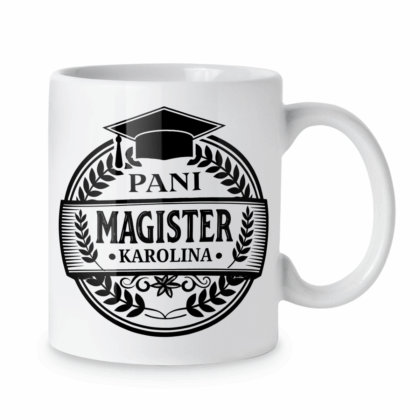 Kubek Pani magister + imię