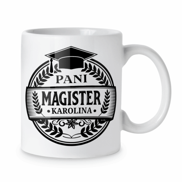 Kubek Pani magister + imię