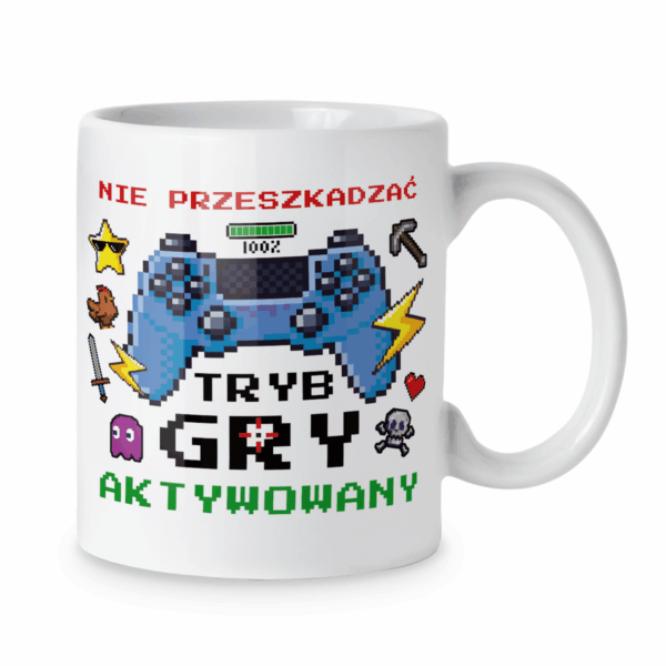 Kubek Nie przeszkadzać tryb gry aktywowany