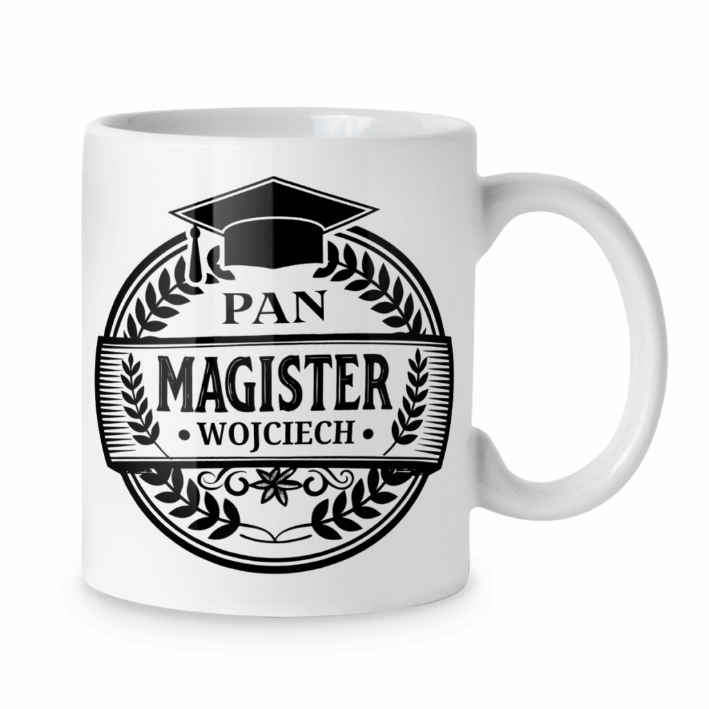 Kubek Pan magister + imię