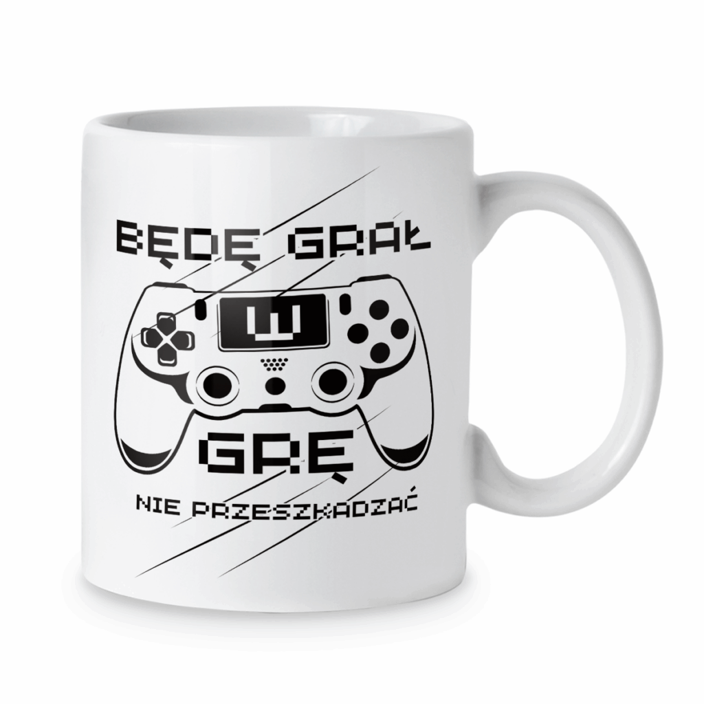 Kubek Będę grał w grę nie przeszkadzać
