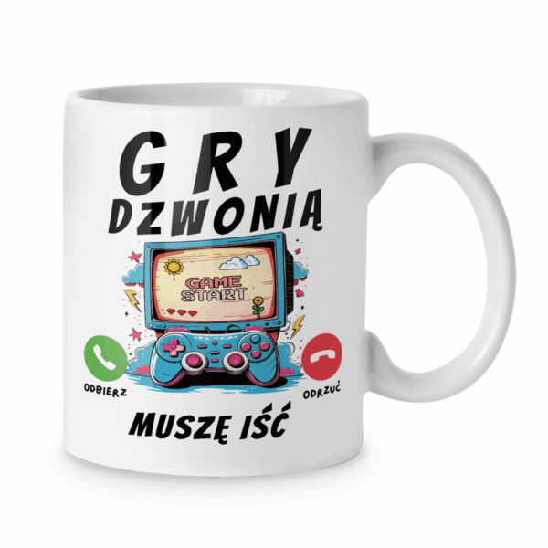 Kubek Gry dzwonią muszę iść