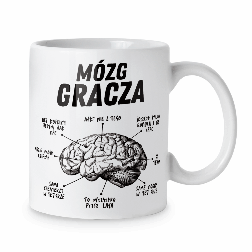 Kubek Mózg gracza