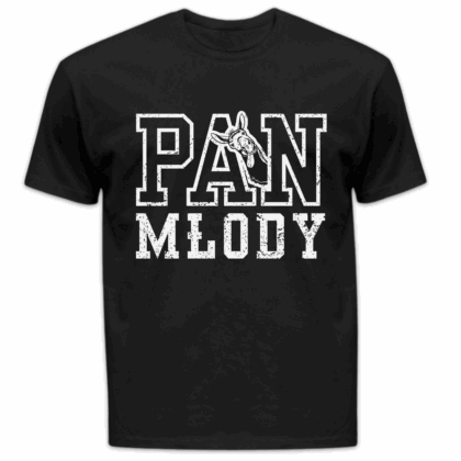 Koszulka męska Pan młody czarna