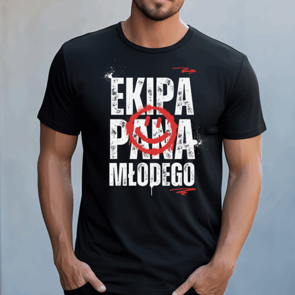 Koszulka męska Ekipa pana młodego czarna - obrazek 2