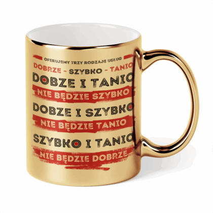 Kubek Złoty Oferujemy trzy rodzaje usług