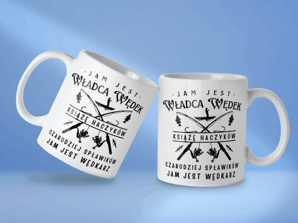 Kubek Jam jest władca wędek - obrazek 2