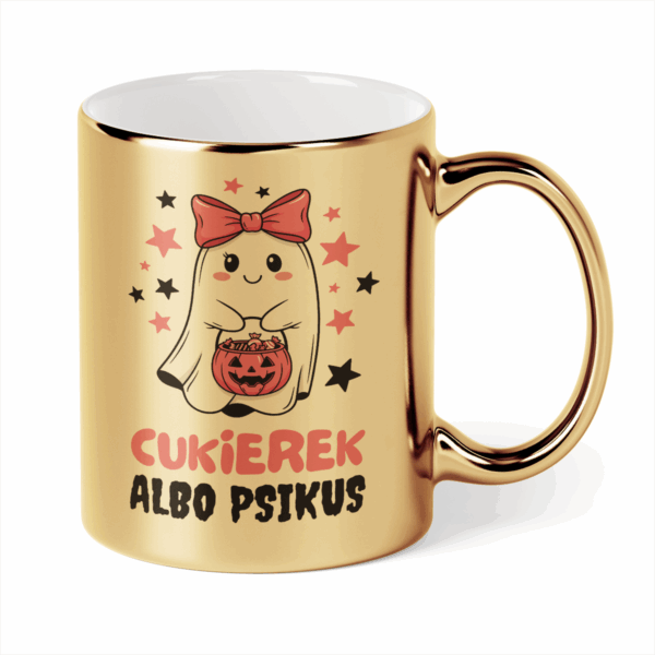 Kubek Złoty Cukierek albo psikus
