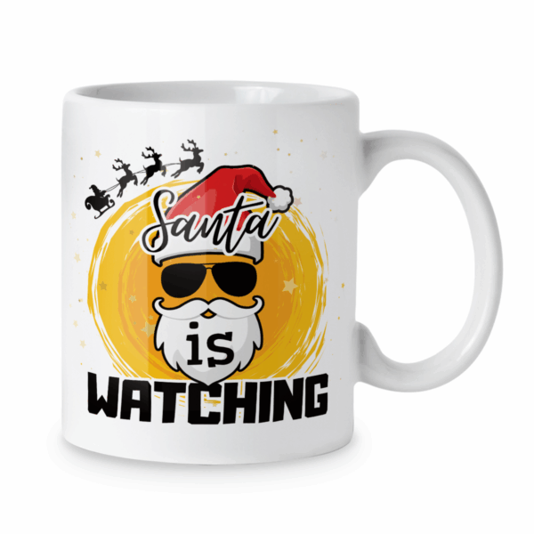 Kubek Santa is watching