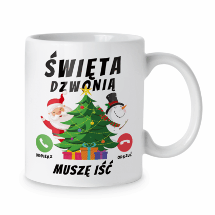 Kubek Święta dzwonią muszę iść