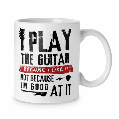 Kubek I play the guitar because i like it not because im good at it