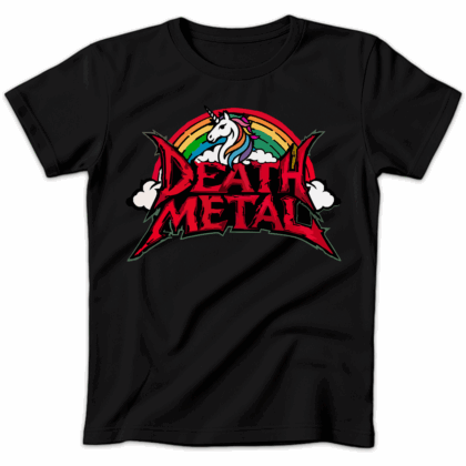 Koszulka damska Death metal czarna