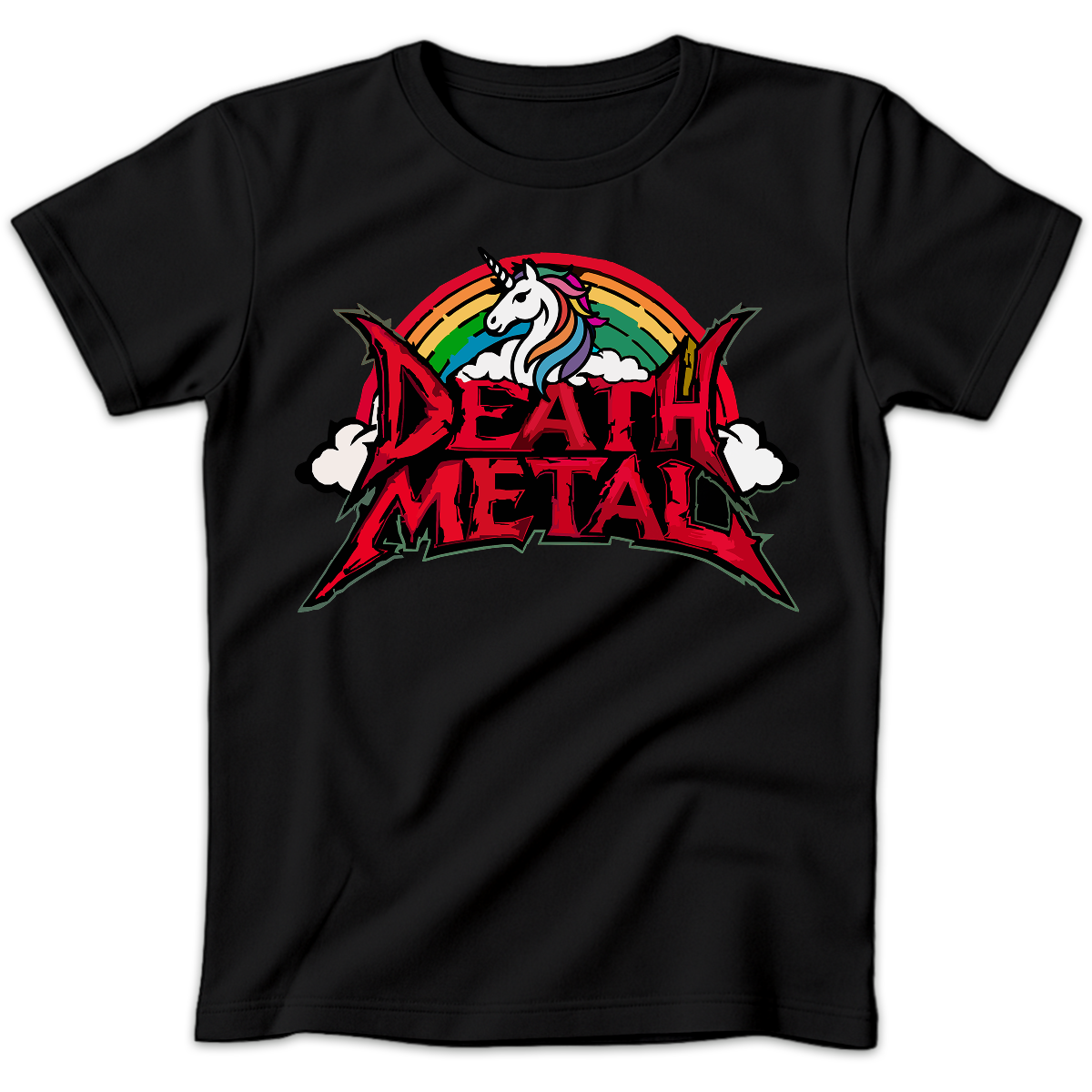 Koszulka damska Death metal czarna