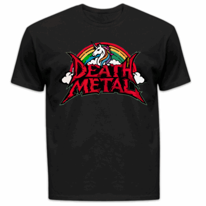 Koszulka męska Death metal czarna