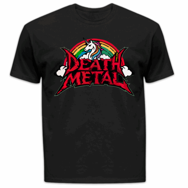 Koszulka męska Death metal czarna