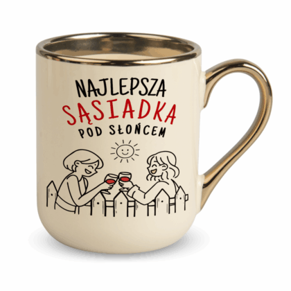 Kubek Elegant Najlepsza sąsiadka pod słońcem