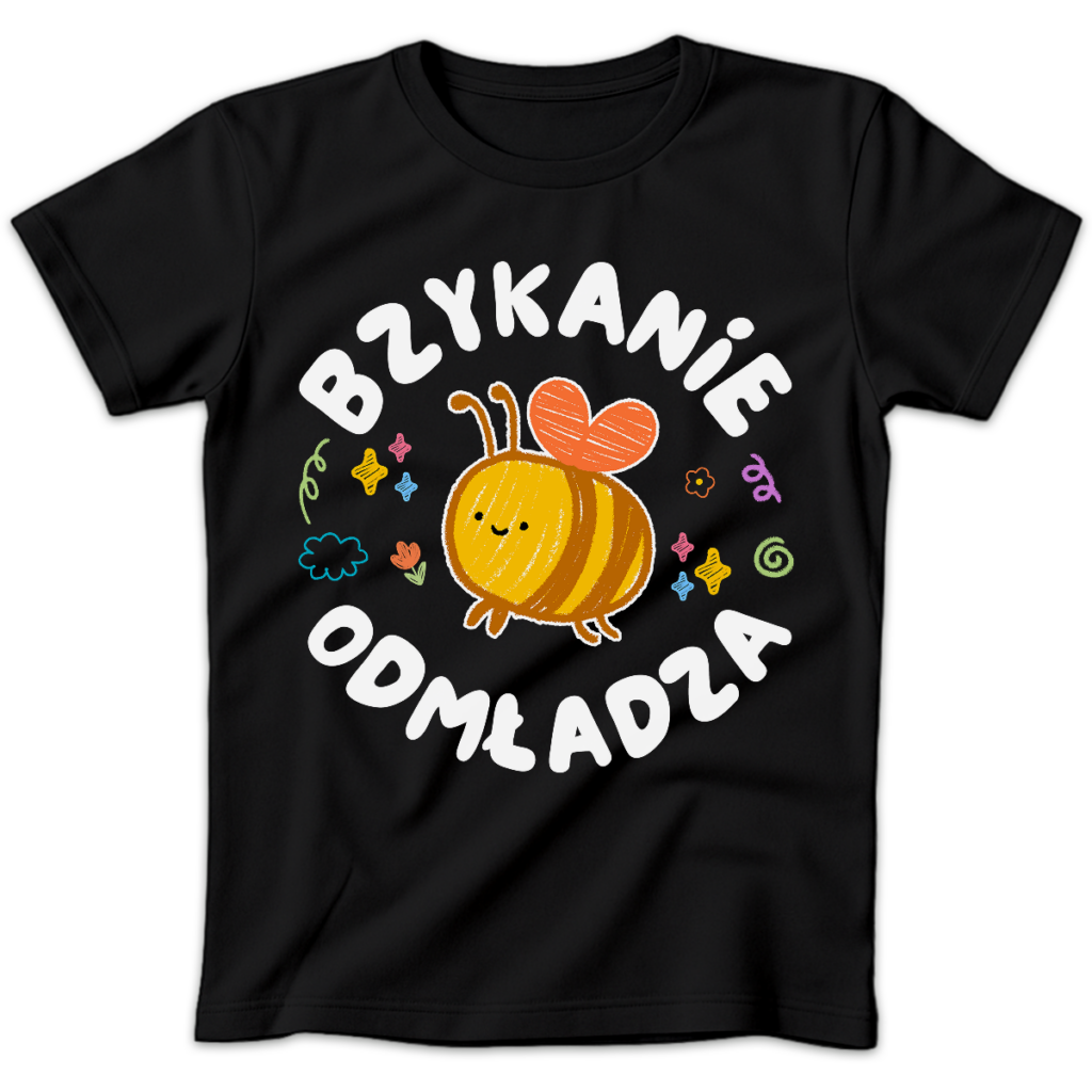 Koszulka damska Bzykanie odmładza czarna