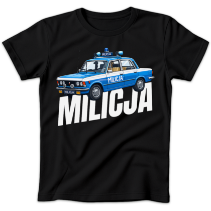 Koszulka damska Milicja czarna