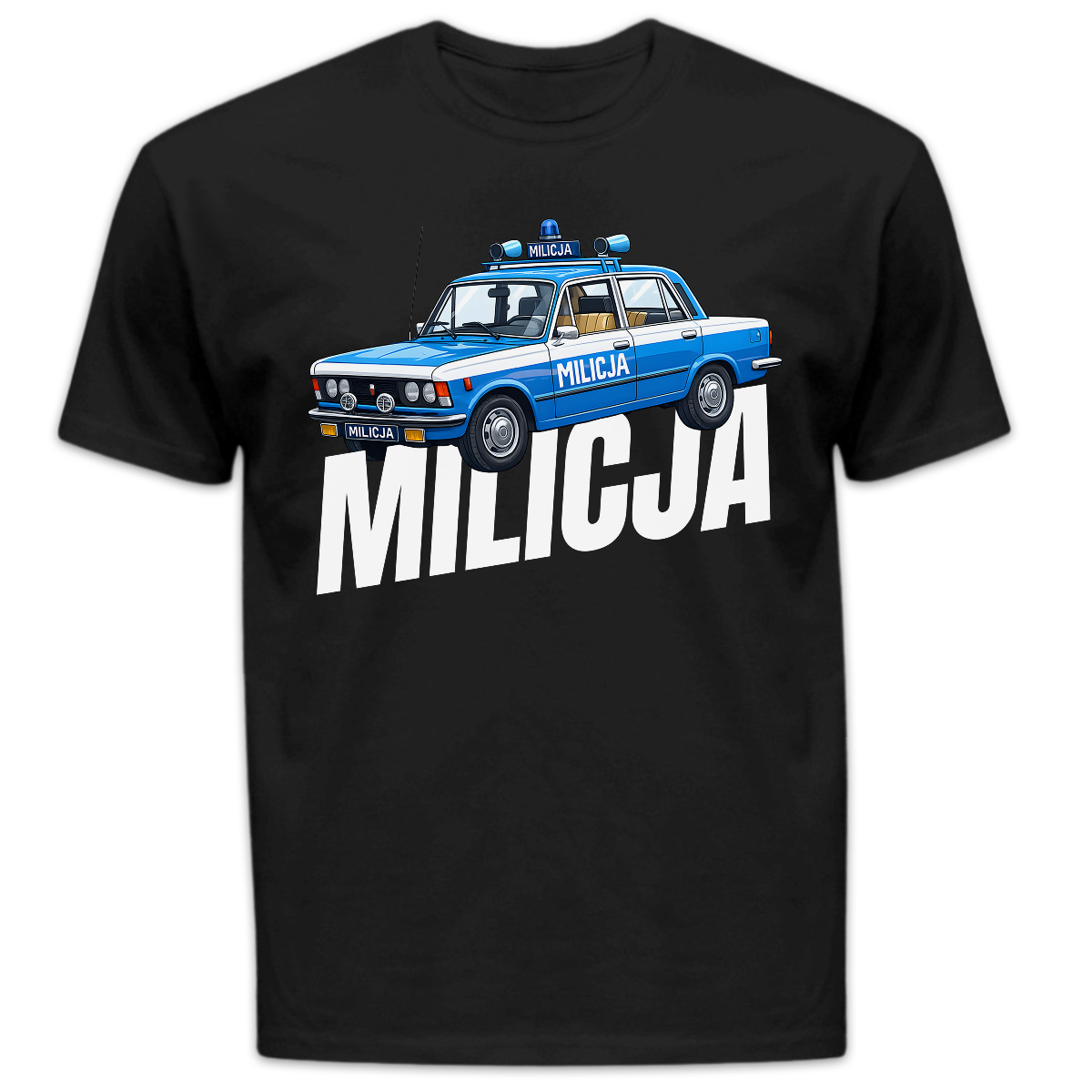 Koszulka męska Milicja czarna