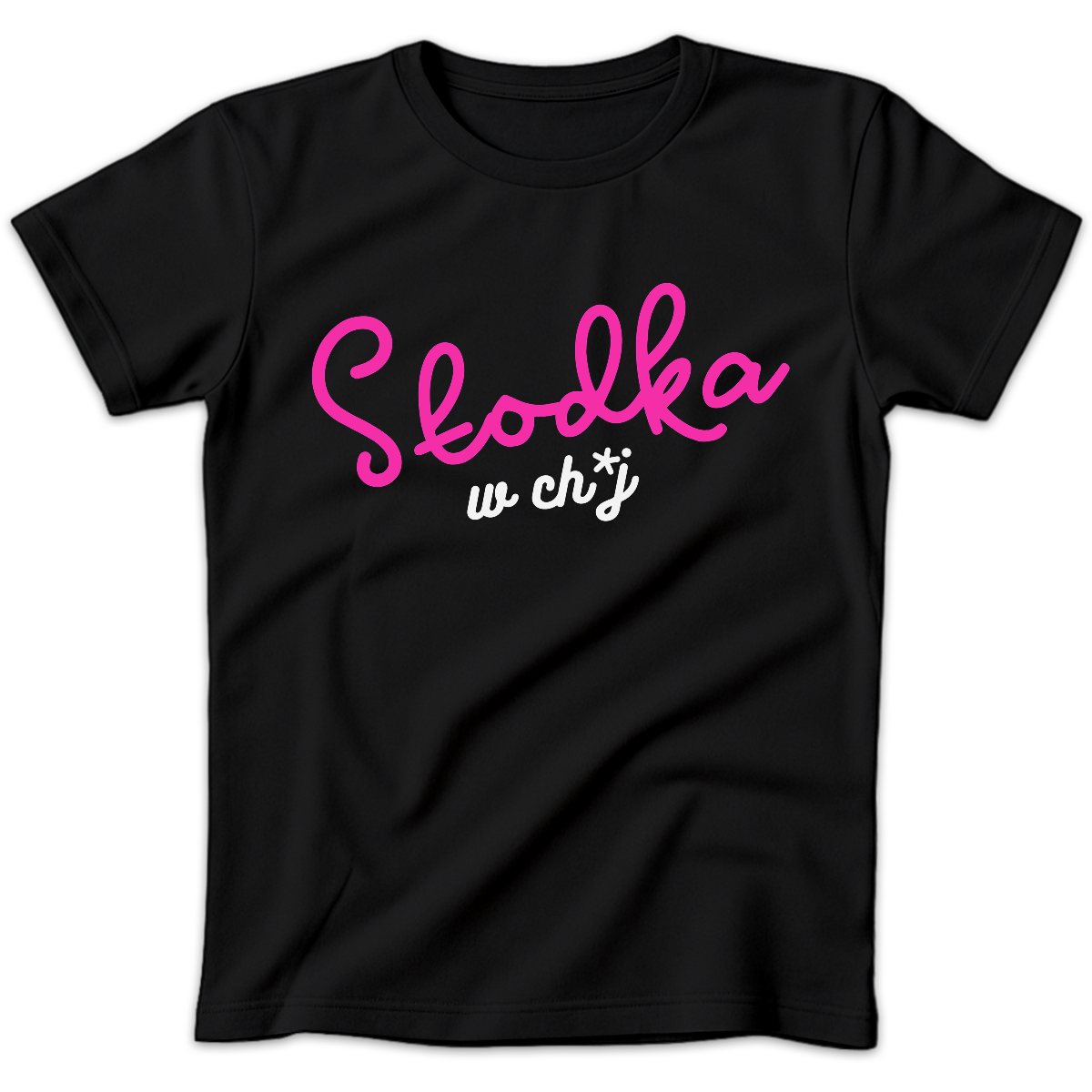 Koszulka damska Słodka w ch*j czarna