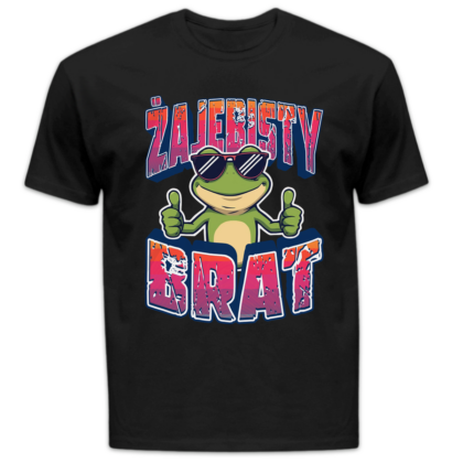 Koszulka męska Żajebisty brat czarna