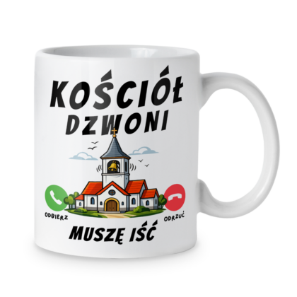 Kubek Kościół dzwoni muszę iść