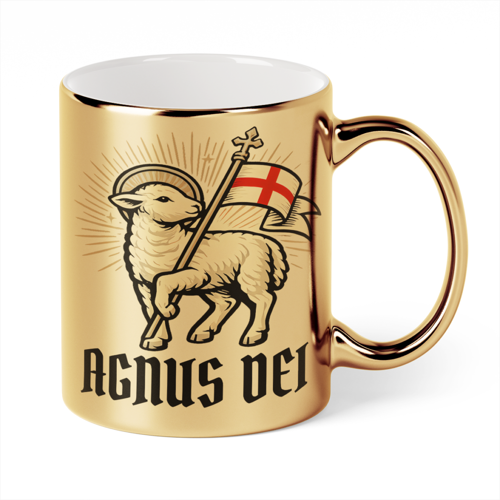 Kubek Złoty Agnus dei