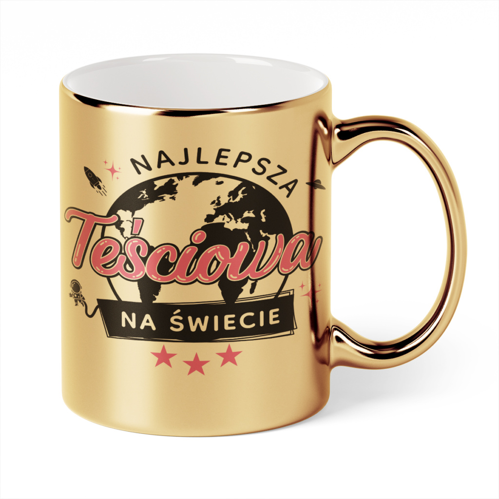 Kubek Złoty Najlepsza teściowa na świecie