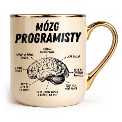 Kubek Elegant Mózg programisty