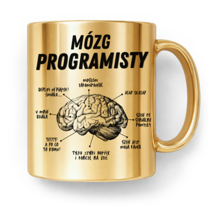 Kubek Złoty Mózg programisty