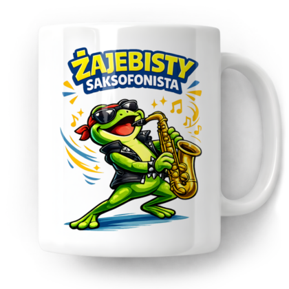 Kubek Żajebisty saksofonista