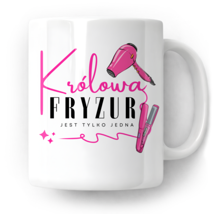 Kubek Królowa fryzur jest tylko jedna