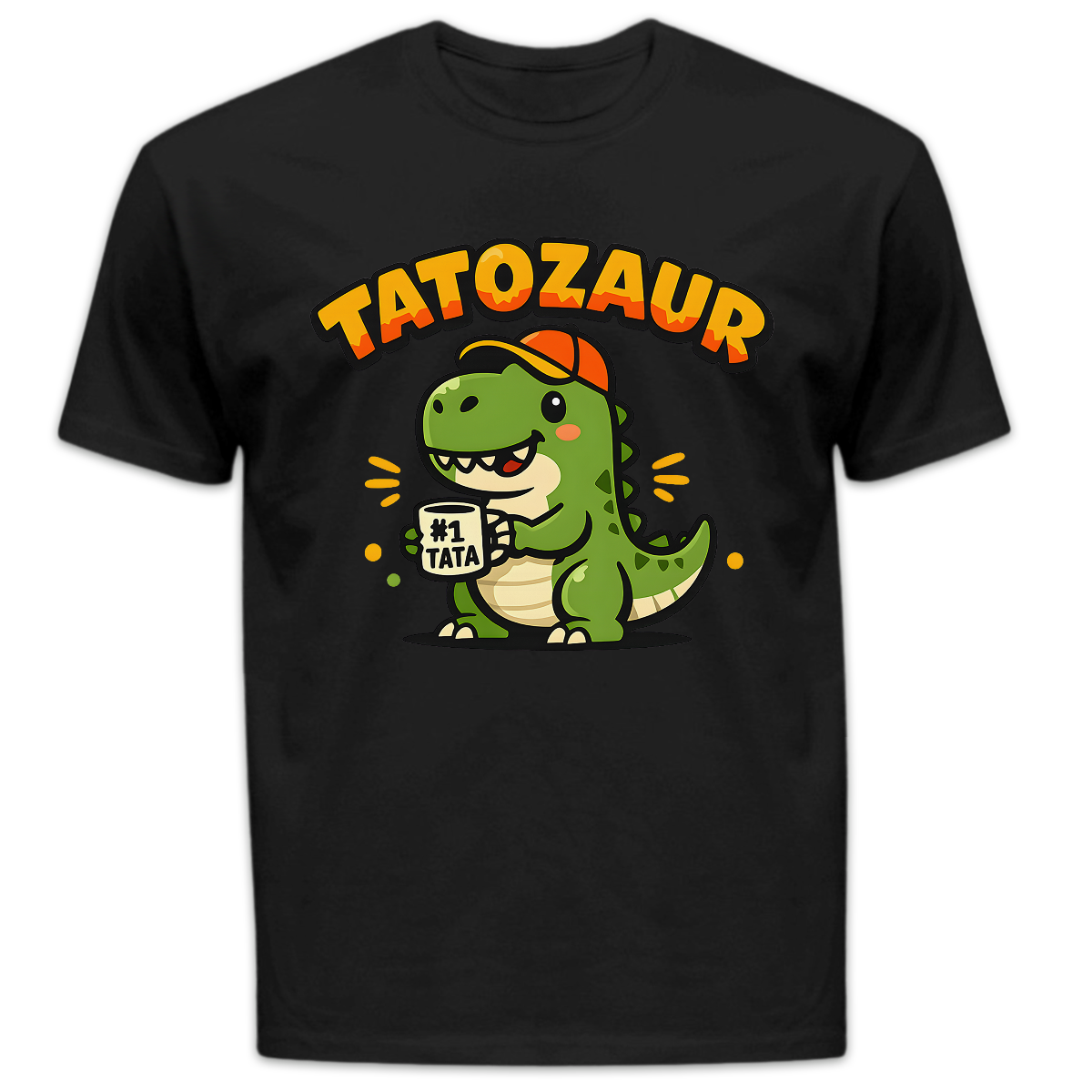 Koszulka męska Tatozaur czarna