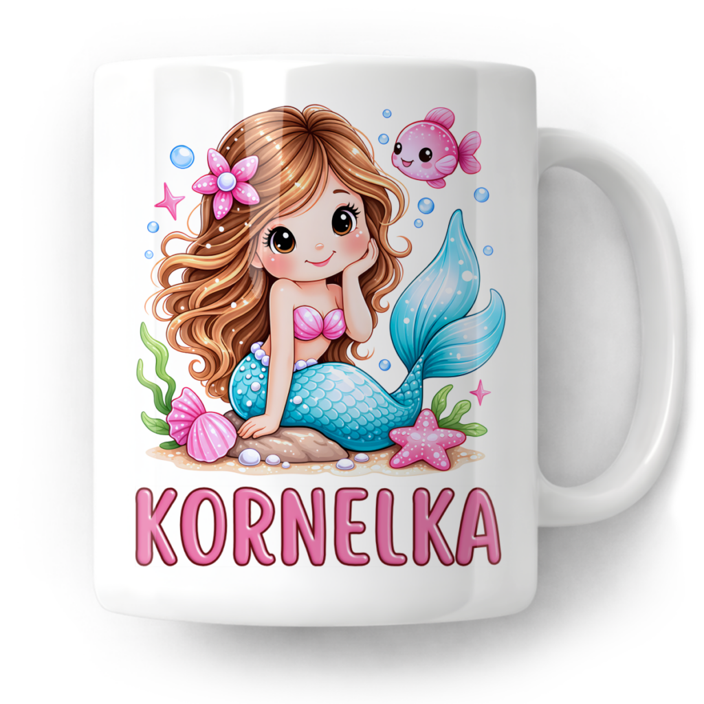Kubek Syrenka + imię