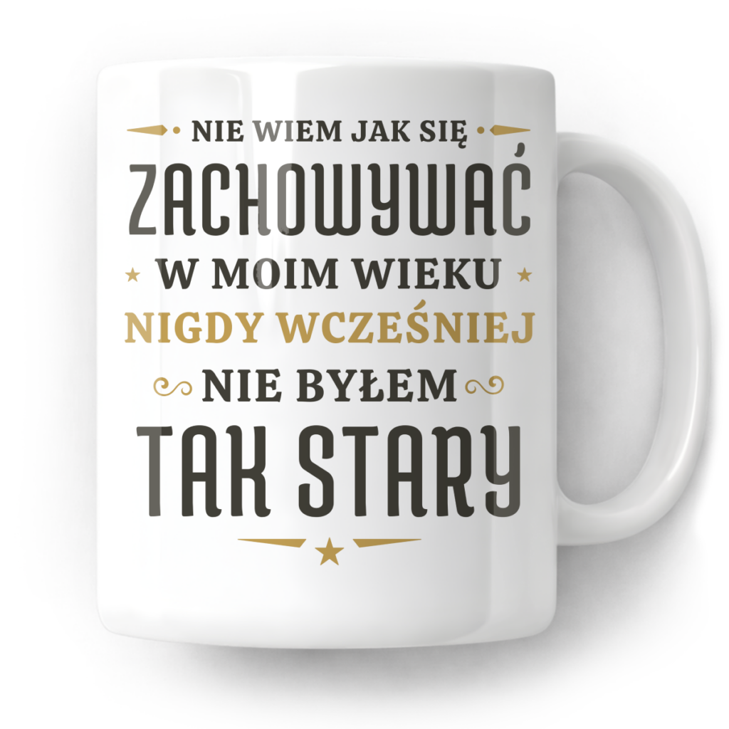 Kubek Nie wiem jak się zachowywać w moim wieku