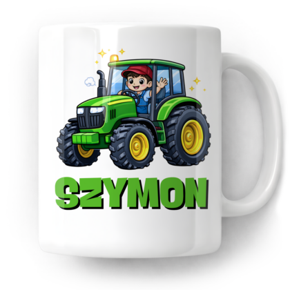 Kubek Traktor + imię