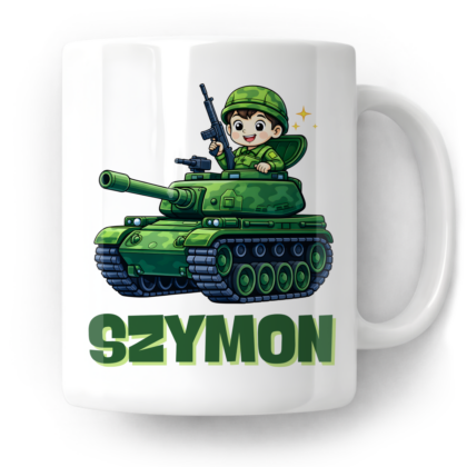 Kubek Czołg + imię