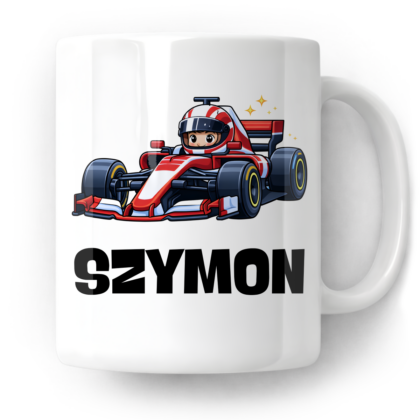 Kubek Formuła f1 + imię