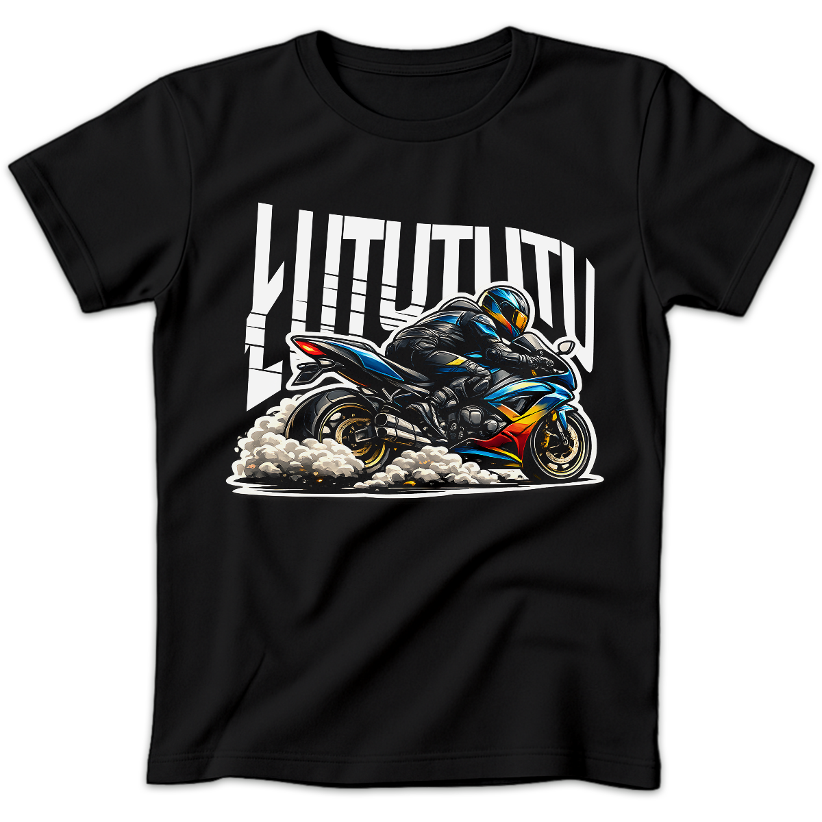 Koszulka damska Motocykl łutututu czarna