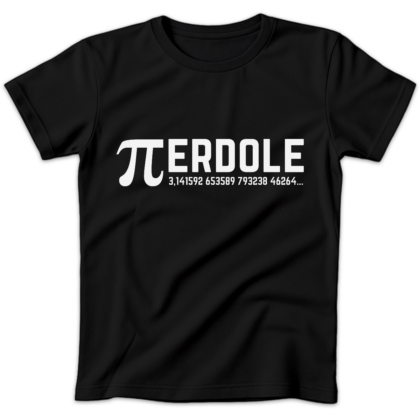 Koszulka damska Pi erdole czarna
