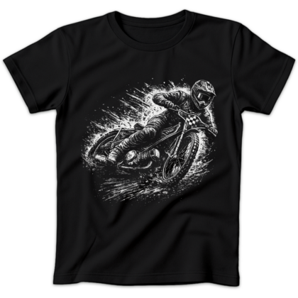 Koszulka damska Żużel czarna