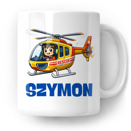Kubek Helikopter + imię