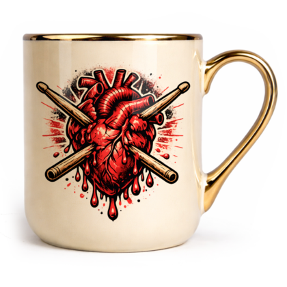 Kubek Elegant Serce perkusisty