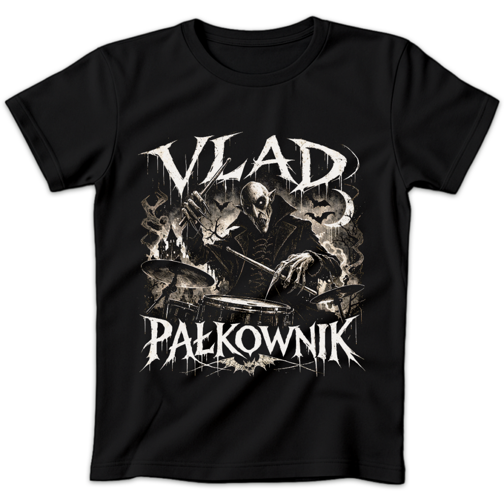 Koszulka damska Vlad pałkownik czarna
